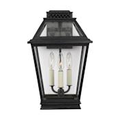 Visual Comfort Falmouth 16" Tall Outdoor Wall Sconce Dark Weathered Zinc