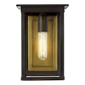 Visual Comfort Freeport 10" Tall Outdoor Wall Sconce Heritage Copper