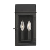 Visual Comfort Hingham 12" Tall ADA Outdoor Wall Sconce Textured Black