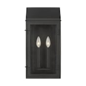 Visual Comfort Hingham 20" Tall Outdoor Wall Sconce Textured Black