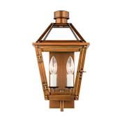 Visual Comfort Hyannis 2 Light 17" Tall Outdoor Wall Sconce Natural Copper