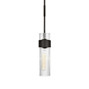 Visual Comfort Geneva 3" Wide Mini Pendant Aged Iron