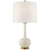 Visual Comfort Coy 32" Tall Vase Table Lamp Ivory