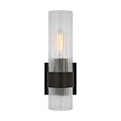 Visual Comfort Geneva 13" Tall Bathroom Sconce Aged Iron