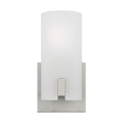Visual Comfort Rhode 1-Light Vanity by Drew & Jonathan Brushed Steel