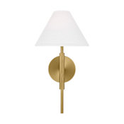 Visual Comfort Porteau 1-Light Medium Sconce by Drew & Jonathan Satin Brass