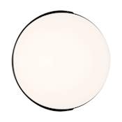 Visual Comfort Syrie 5" Tall LED Bathroom Sconce with Milk Glass Shade Aged Iron