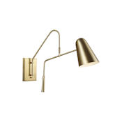 Visual Comfort Simon 17" Tall Bathroom Sconce Burnished Brass