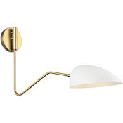 Visual Comfort Jane 14" Tall Bathroom Sconce Matte White