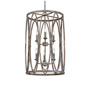 Visual Comfort Patrice 6 Light 16" Wide Taper Candle Style Outdoor Chandelier Deep Abyss