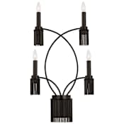 Visual Comfort Sutton 4 Light 30" Tall Wall Sconce Bronze