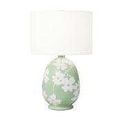 Visual Comfort Lila 23" Tall LED Accent Table Lamp Semi Matte Green