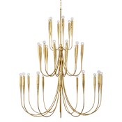 Visual Comfort Acadia 30 Light 52" Wide Chandelier Antique Gold Leaf