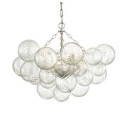 Visual Comfort Talia 6 Light 29" Wide Chandelier Burnished Silver Leaf