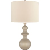 Visual Comfort Saxon 38" Table Lamp by kate spade NEW YORK Dove Grey