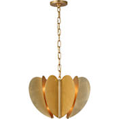 Visual Comfort Danes 6 Light 17" Wide Abstract Pendant Gild