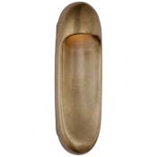 Visual Comfort Esculpa 18" Tall LED Wall Sconce Museum Brass