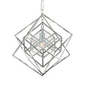 Visual Comfort Cubist 23" Wide Abstract Pendant Polished Nickel