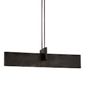 Visual Comfort Lotura 48" Wide LED Pendant Museum Black