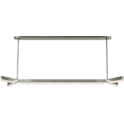 Visual Comfort Linea 55" Wide LED Linear Chandelier Antique Nickel