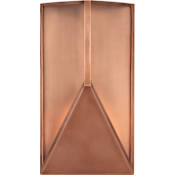 Visual Comfort Punto 16" Tall LED Outdoor Wall Sconce Natural Copper
