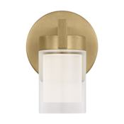 Visual Comfort Esfera 6" Tall Wall Sconce Natural Brass