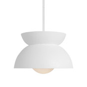 Visual Comfort Beaunay 15" Wide Pendant Cast Plaster