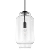 Visual Comfort Nodier 9" Wide Mini Pendant Aged Iron