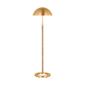 Visual Comfort Balleroy 56" Tall LED Floor Lamp Burnished Brass