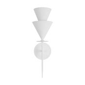 Visual Comfort Cornet 23" Tall Wall Sconce Cast Plaster
