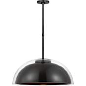 Visual Comfort Lusi 24" Wide LED Pendant Bronze