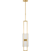 Visual Comfort Duelle 5" Wide LED Mini Pendant Hand-Rubbed Antique Brass