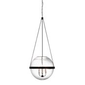 Visual Comfort Reese 3 Light 19" Wide Suspension Pendant Bronze