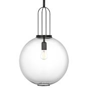 Visual Comfort Meir 16" Wide Pendant with Clear Glass Shade Bronze