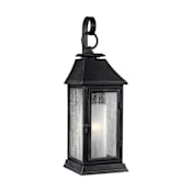 Visual Comfort Shepherd 36" Tall Wall Sconce Dark Weathered Zinc