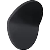 Visual Comfort Bend 12" Large Round LED Wall Light by Peter Bristol Matte Black