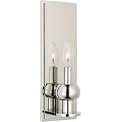 Visual Comfort Comtesse 14" Tall Wall Sconce Polished Nickel