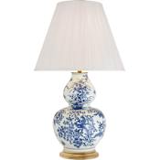 Visual Comfort Sydnee 34" Tall Vase Table Lamp Blue / White Porcelain