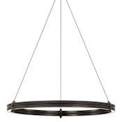Visual Comfort Paxton 32" Wide LED Ring Chandelier Bronze