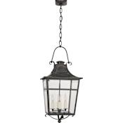 Visual Comfort Carrington 4 Light 16" Wide Taper Candle Pendant French Rust