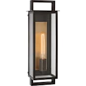 Visual Comfort Halle 19" Tall Wall Sconce Aged Iron