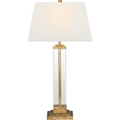 Visual Comfort Wright 33" Tall Buffet Table Lamp Gilded Iron