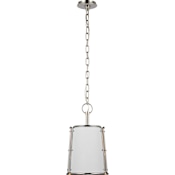 Visual Comfort Hastings 12" Wide Pendant Polished Nickel