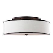 Visual Comfort Studio 5 Light 31" Wide Semi-Flush Drum Ceiling Fixture Oil Rubbed Bronze