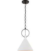 Visual Comfort Limoges 14" Wide Pendant Natural Rusted Iron