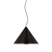 Visual Comfort Reine 19" Wide Pendant Polished Nickel / Black Rattan