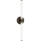 Visual Comfort Poza 2 Light 3" Wide LED Bath Bar Bronze