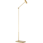 Visual Comfort Ponte 40" Tall Buffet Floor Lamp Hand Rubbed Antique Brass