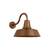 Visual Comfort Barn Light 15" Tall Outdoor Wall Sconce with Durable StoneStrong Shade Natural Copper