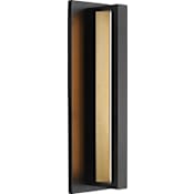 Visual Comfort Anton 15" Tall LED Outdoor Wall Sconce Black